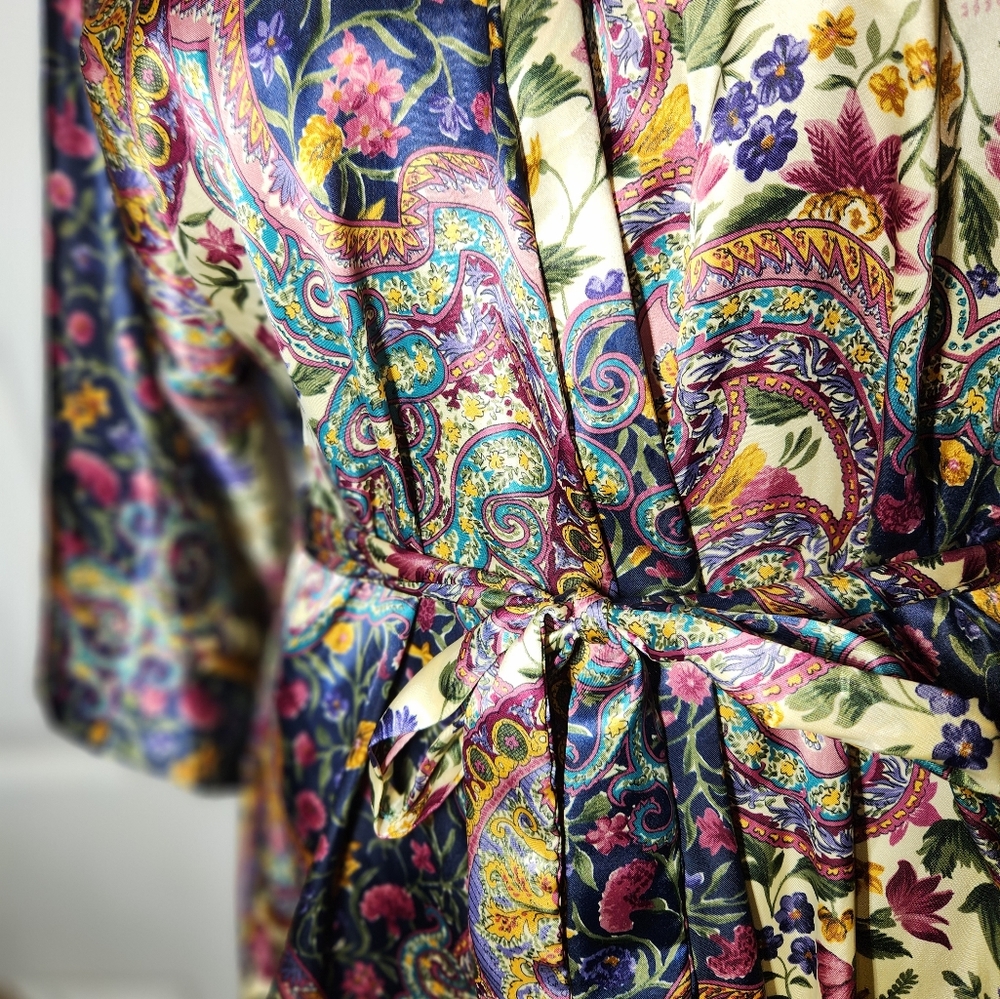 Vtg California Dynasty Robe Size Large - Picture 3 of 8